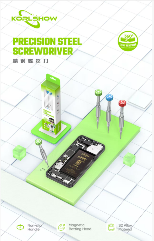 KORLSHOW-PRECISION STEEL SCREWDRIVER